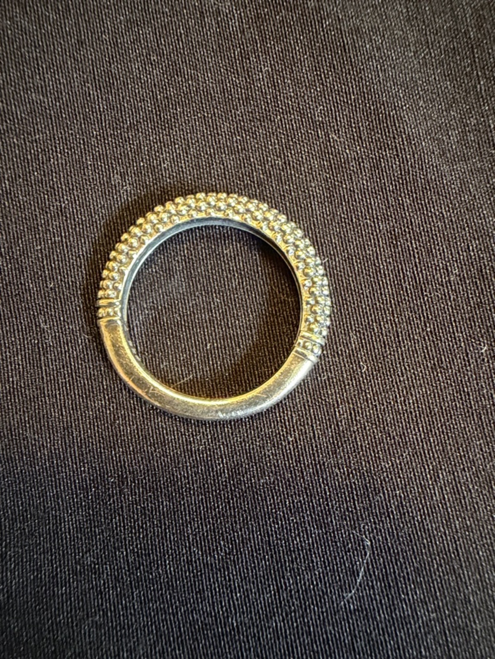 Lagos Signature Caviar Beaded Stacking Ring. Size 7 - Picture 6 of 7